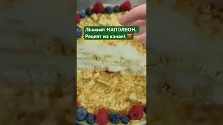 Торт Наполеон - рецепт без випічки. Вже на каналі @Odnaminyta #рецепт #наполеон