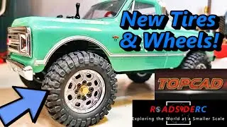 Axial SCX24 Wheel Upgrade!  TOPCAD Beadlock Wheels