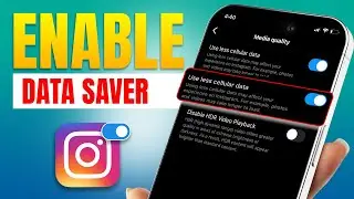 How to Enable Data Saver on Instagram on iPhone | Use Less Data on Instagram