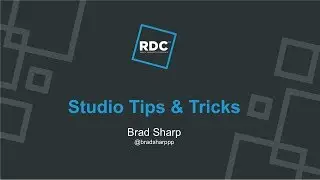 Roblox Developer Conference 2018 - Studio Tips & Tricks