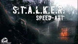 ☢ STALKER | Speed-art | Военный в засаде.