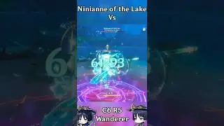 One-Phasing Ninianne of the Lake with Wanderer C6 R5 [Genshin Impact] #genshinimpact #genshin