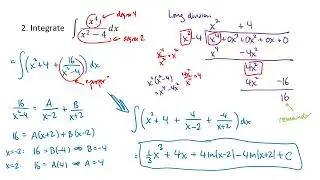 Partial Fractions #1 (OpenStax Calculus, Vol. 2, Section 3.4)