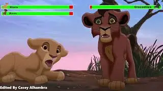 The Lion King II: Simbas Pride (1998) Crocodile Attack with healthbars