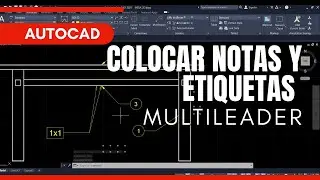 directriz multiple leader en autocad