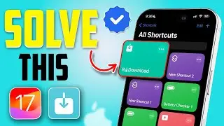 Solve iPhone iOS 17 R Download Shortcut Not Working | R Download Shortcut Issue