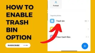 how to enable trash bin option in gallery || trash bin option not showing in gallery 2023