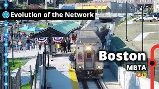 Bostons Commuter Rail Network Evolution