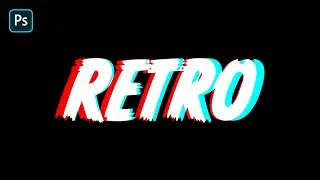 TUTORIAL PHOTOSHOP - RETRO 3D TEXT EFFECT