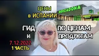 ЦЕНЫ в ИСПАНИИ/ГИД по ЦеНАМ и ПРОДУКТАМ в МЕРКАДОНЕ 7.12.2022