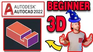 AutoCAD 2020 21 22 - 3D BEGINNER - #1