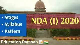 UPSC NDA 1 2020 SYLLABUS & PATTERN. NDA 1 2020.