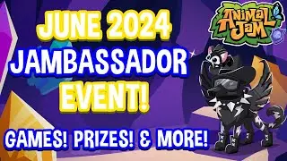 🔴 (20k! 🎉) ANIMAL JAM JUNE 2024 JAMBASSADOR EVENT! | *HUGE PRIZES AJ/AJC* | ITZ BREEZY AJ