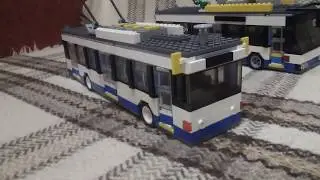 LEGO САМОДЕЛКА ТРОЛЛЕЙБУС БТЗ 5276 04 И МОЙ ПРОЕКТ МОДЕРНИЗАЦИИ ЗИУ 9 (