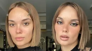 Alt Makeup with Graphic Eyeliner Tutorial / Tiktok Makeup