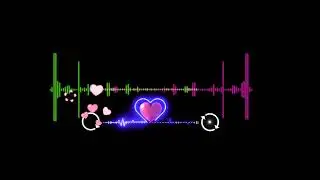 1minute audio visualizer black screen video | music player icon background effects | editing