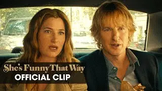 Shes Funny That Way (2015 Movie – Owen Wilson, Imogen Poots) Official Clip - “Where’s the Driver?”