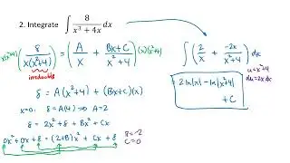 Partial Fractions #2 (OpenStax Calculus, Vol. 2, Section 3.4)