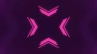 Pink Neon Cross Spectrum | Visualizer | Neon Videos | Animated Spectrum | HD Neon Video