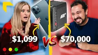 iPhone vs $70,000 Hollywood Camera ft. iJustine & Armando Ferreira