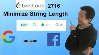 LeetCode 2716. Minimize String Length  - Interview Prep Ep 142