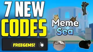 *NEW* ALL WORKING CODES FOR MEME SEA IN 2024! ROBLOX MEME SEA CODES