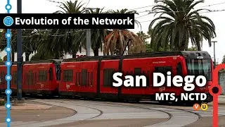 San Diegos Trolley & Rapid Network Evolution