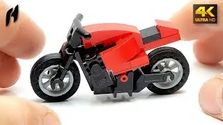 How to Build a Small Lego Naked Bike (MOC - 4K)