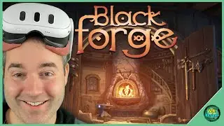 Become A Blacksmith Legend in Black Forge - Fantasy Adventure for Meta Quest! VR Gameplay & Review