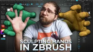 Sculpting Stylized HANDS and FEET in ZBRUSH!