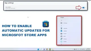 How to Automatic Update Only Microsoft Store Apps on Windows 11