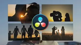 How to create a VIDEO COLLAGE in Davinci Resolve