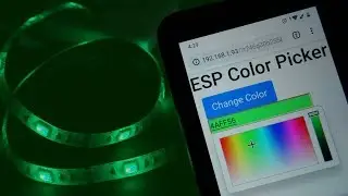 ESP32/ESP8266 RGB LED Strip with Color Picker Web Server