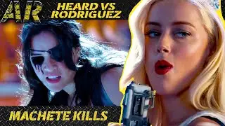 MICHELLE RODRIGUEZ vs AMBER HEARD | MACHETE KILLS (2013)