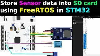 Store data into SD CARD || FreeRTOS || STM32 || ADC || DHT