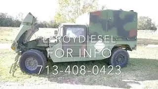 Humvee for sale. With rare Hutchinson wheels