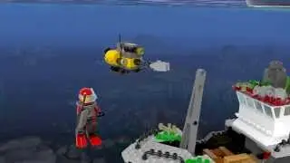 Обзор конструктора LEGO® CITY Deep Sea Корабль исследователей морских глубин 60095 - ЛЕГО Мир