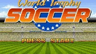 World Trophy Soccer - (Mega Drive) - Completo