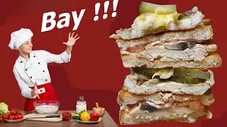 Пицца-сендвич: вкусное сочетание двух любимых блюд!#pizza #вкусно