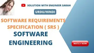 SRS in Software Engineering | Software Requirement Specification SRS Document in Hindi/Urdu.