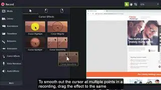 Smooth Out the Cursor in Screen Recordings