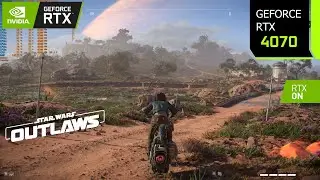 Star Wars Outlaws | RTX 4070 4K, 1440p, 1080p DLSS 3.7 Frame Generation | i7 10700F | PC Performance