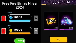 Free Fire// 2024 Elmas 💎 Hiylesi !! Artig Her Kesin Elması Olacaq 🎉💎