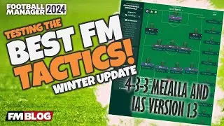 433 MEZALLA AND IAS | Testing the Best FM24 Tactics | Football Manager 2024