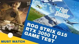 Asus Rog Strix G15 RTX 3050 Ti Gaming Benchmark