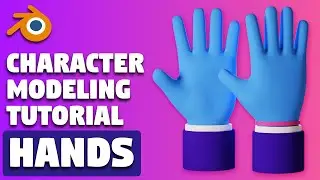 Blender Character Modeling | How to Model a Hand | Blender Tutorial