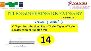 Scale | Size of Scale | Types of Scale | Construction of plain or simple scale | साधारण मापनी |