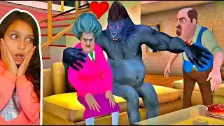 МИСС ТИ ВЛЮБИЛАСЬ! Обновление Miss T ! Scary Teacher 3D ! Новые уровни! ДЕЛАЮ КОНЦОВКУ Валеришка