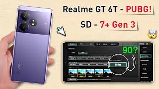 Realme GT Neo 6 SE Pubg Test - Graphics Test.! ⚡Realme GT 6T Pubg Test⚡