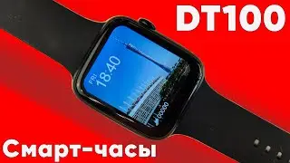 СМАРТ-ЧАСЫ DT100 — ОБЗОР и ПЕРВАЯ НАСТРОЙКА ( ЭТО ХИТ! )